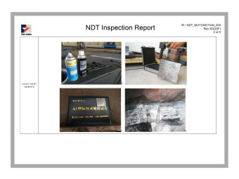 NDT Inspection Repor